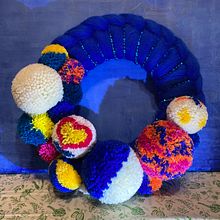 Sparkly base wreath. Arts, Crafts, DIY, and Fiber Arts project by Katia - 01.18.2025