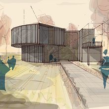 -Morpholio Trace Sketch for thissss house. Architectural Illustration, Architecture, ArchVIZ, Digital Architecture, Interior Design, Spatial Design, Digital Illustration, Stor, and telling project by Mercedes R - 01.19.2025