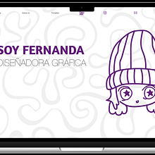 Landing page portafolio personal. Projekt z dziedziny UX / UI, Web design, Projektowanie aplikacji mobilnych, Projektowanie cyfrowe, Projektowanie aplikacji i Projektowanie produktu cyfrowego użytkownika MAYRA FERNANDA DE LA CRUZ ALVAREZ - 19.01.2025