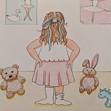 Vivienne. Traditional illustration, Drawing, Character Design, Stor, and telling project by leah_28 - 01.19.2025