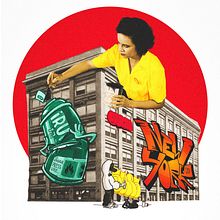 Collage Estilo Graffiti. Un progetto di Artigianato, Collage, Interior Design, Illustrazione botanica e Papercraft di Jonathan de Jesús Magaña López - 20.01.2025