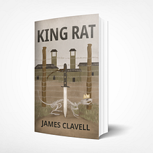 King Rat James Cavell - Book Cover. Editorial Illustration, Traditional illustration, Digital Illustration, Stor, and telling project by michalwolski27 - 01.20.2025