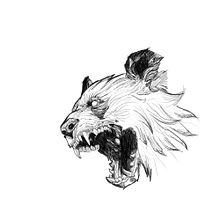 Desenho Urso. Digital Drawing, Digital Illustration, Drawing, Traditional illustration, and Tattoo Design project by Nayara Almeida Coelho - 01.20.2025