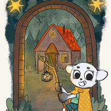 Guardian Angelino. Digital Illustration, Character Design, Stor, telling, and Children's Illustration project by Minella Thim - 01.20.2025