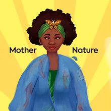 Mãe natureza. Ilustração digital, Desenho, e Design de personagens projeto de Ofoegbu Ujunwa - 20.01.2025