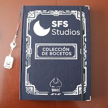 Sketchbook Personalizado SFS Studios. Artesanato, Encadernação, DIY, Ilustração tradicional, e Sketchbook projeto de Maria de la Paz Araujo Ortega - 20.01.2025