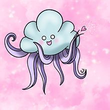 TOPU (The little mental health spirit). Digital Illustration, Drawing, and Sketching project by Renka - 01.20.2025