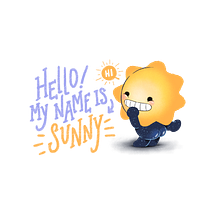 Sunny - The Bright Side. Digital Illustration, Character Design, and Drawing project by Angie Cardona - 01.20.2025