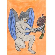 Menino gárgula. Ilustração tradicional projeto de rociomisscat - 20.01.2025