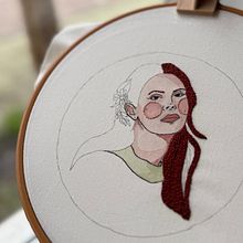 Lana . Un progetto di Ricamo, Pittura, Pittura ad acquerello e Textile Design di Esther - 21.01.2025