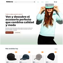 KinGorras: tiendaen línea de gorras.. Un progetto di Progettazione di applicazioni, Design digitale, Graphic design, Design interattivo, Design per smartphone, Web design, UX / UI e Design di prodotti digitali di beas.pay - 21.01.2025