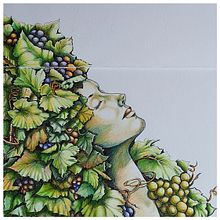 Ninfa dell'Autunno. Drawing, Pencil Drawing, Artistic Drawing, Traditional illustration, Naturalistic Illustration, and Colored Pencil Drawing project by Claudia Foroni - 01.21.2025