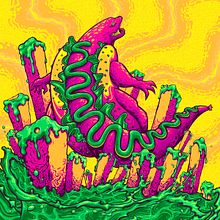 Hot-Dogzilla. Un proyecto de Ilustración tradicional, Ilustración digital, Ilustración vectorial y Diseño de carteles de Andrés Felipe García Muñoz - 22.01.2025