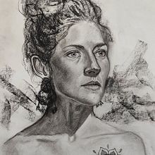 SUEÑOS. Fine Arts, Drawing, Portrait Drawing, Realistic Drawing, and Traditional illustration project by Rafael Sierra - 01.22.2025