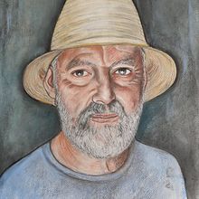 Maestro Laderas. Un progetto di Belle arti, Disegno, Disegno di ritratti, Disegno realistico e Illustrazione tradizionale di Rafael Sierra - 22.01.2025