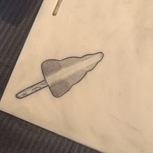 ICE cream pepper shading  . Ilustrație tradițională și Design tatuaj de fred_eric44 - 01.22.2025