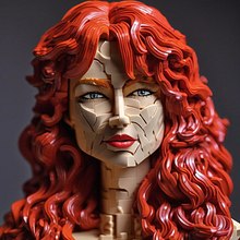 redhead woman. Art To, s, Arts, and Crafts project by João José Augusto Quelhas Gaspar - 01.22.2025