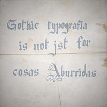 mi proyecto, caligrafia con letras goticas. Calligraph, T, and pograph project by soycelywaos - 01.22.2025