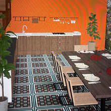 Conforto no jardim . Interior Design, Interior Architecture, Interior Decoration, and Spatial Design project by João Reis - 01.22.2025