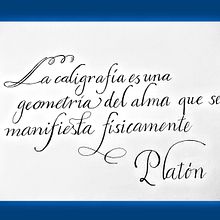 Caligrafía Itálica. Un projet de Calligraphie de Patricia Moravec - 23.01.2025