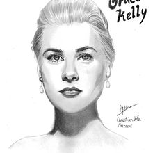 Grace Kelly. Drawing project by Christian Vela Carreras - 01.23.2025