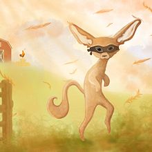 Animal character design in movement. Een project van Digitale illustratie, Ontwerp van personages, Stor, telling,  Creativiteit, Digitale tekening, Kinderillustratie y  Digitaal schilderij van Michaela Stavova - 23.01.2025