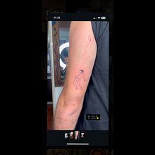 Tattoo en piel real. Tattoo Design project by Mica Achilli - 01.23.2025
