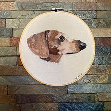 Retrato de fermin. Arts, Crafts, Embroider, and Textile Design project by m_carrasco_camus - 01.23.2025