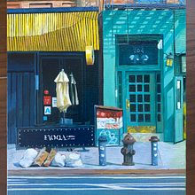 Uma rua contemporânea . Un progetto di Belle arti, Pittura ad olio, Pittura e Disegno realistico di Suzan Naffin Borchardt - 23.01.2025