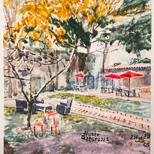 'invierno' [ acuarela | watercolour — 23 de Enero, 2025] by.por #ilustrArístides = #DesignGetstheBESTofMe (:. Sketching, Drawing, Traditional illustration, Architectural Illustration, Watercolor Painting, and Sketchbook project by ilustrArístides - 01.23.2025