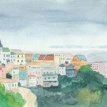 Paisajes urbanos en acuarela. Un progetto di Pittura ad acquerello, Belle arti e Illustrazione architettonica di Pamela Casas Barría - 24.01.2025