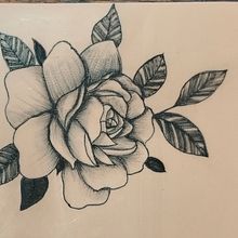 Rose tattoo. Tattoo Design project by medralaadam - 01.24.2025
