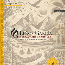 Diseño de cartas para el restaurante Leños García, en San Agustín - Huila - Colombia. . Un progetto di Illustrazione digitale e Design editoriale di Daniela Sotop - 25.01.2025