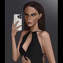 Retrato . Painting, and Digital Painting project by Hector Arz - 01.25.2025