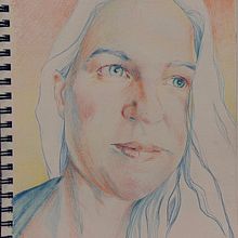 Coloured pencil self portrait. Colored Pencil Drawing, Drawing, Portrait Drawing, and Sketchbook project by Barbra - 01.25.2025