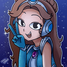 Fan Art de una artista. Un progetto di Illustrazione digitale, Disegno e Disegno digitale di crashtoronja - 25.01.2025