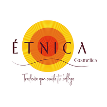 Logo para marca de productos dermo-cosméticos denominada "Étnica Cosmétics" . Design grafic & Ilustrație digitală de Patricia Aragón Payán - 01.26.2025