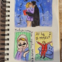 Dal diario all'illustrazione. Fine Arts, Sketching, Creativit, Drawing, Sketchbook, and Mindfulness project by fabrizia_lap - 01.26.2025