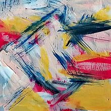 PINTURAS ABSTRACTAS. Acr, lic Painting, Fine Arts, and Painting project by Martín Caldera Villalobos - 01.26.2025