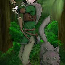 Mi proyecto del Curso: Chico Arquero Cazador de Monstruos. Comic, Drawing, Pencil Drawing, Manga, Character Design, and Traditional illustration project by Moises Garcia - 01.27.2025