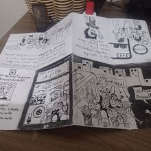 A fila. Un projet de B, e dessinée, Dessin, Illustration traditionnelle, Illustration à l'encre, Dessin au cra , et on de Givanildo Lacerda - 27.01.2025