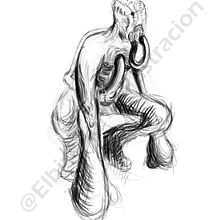 "Seppullcroo": El "paquidermo". Un progetto di Illustrazione digitale, Disegno e Character design di Giorgio Acciardi - 27.01.2025