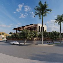 Restaurante Los Pavorreales. Architecture, Interior Architecture, Interior Design, Landscape Architecture, Decoration, Interior Decoration, and Spatial Design project by Carlos Mejía - 01.27.2025