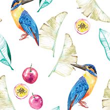 Patrón tropical by Andrea. Arts, Crafts, DIY, Traditional illustration, Interactive Design, Paper Craft, and Pattern Design project by Andrea Martínez - 01.27.2025