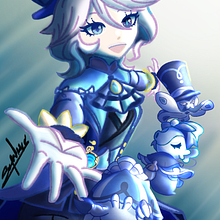 Fanart de Furina. Un progetto di Illustrazione digitale di sepulvro1 - 27.01.2025