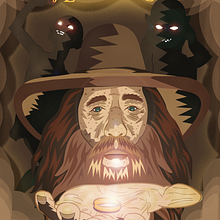 the lord of the rings. Traditional illustration, Digital Illustration, Vector Illustration, and Poster Design project by sotosernaj7 - 01.28.2025