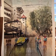 Proyecto final. Un progetto di Pittura ad acquerello, Belle arti e Illustrazione architettonica di Ana Echenique - 28.01.2025