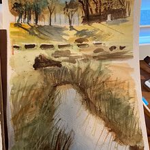 Final project. Fine Arts, Painting, and Watercolor Painting project by Ana Echenique - 01.28.2025