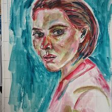 Proyecto final @ale_casanova. Un proyecto de Bellas Artes, Pintura y Pintura a la acuarela de Carolina Harriague - 28.01.2025