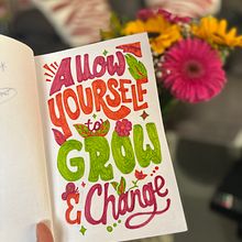 Grow ;D . Un progetto di H, lettering, Sketchbook e Design tipografico di Eva - 28.01.2025